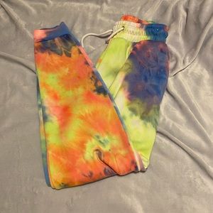 WORN ONCE tye dye jogger sweatpants
